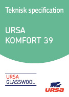 Teknisk specification URSA KOMFORT 39